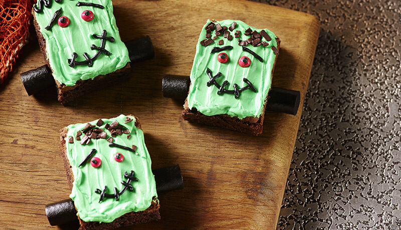 Halloween Frankenstein Brownies | Baking Recipes | Betty Crocker AU