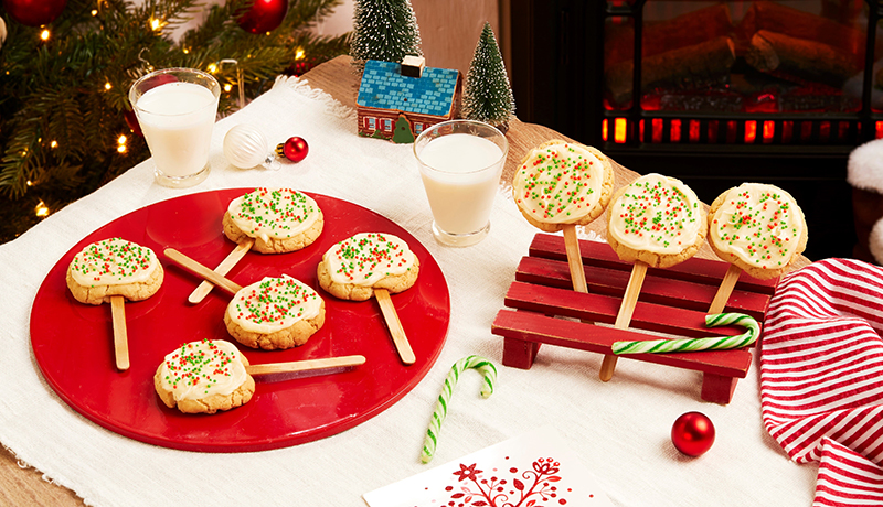 Cookie Pops for Santa